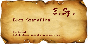 Bucz Szerafina névjegykártya